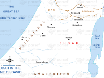 Israel and Judah Bible Map | Free Bible Maps