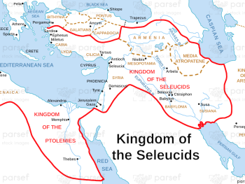 Kingdom of the Seleucids Map image