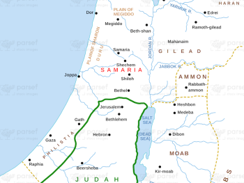 Samaria and Nearby Territories Map image