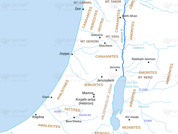 Genesis Sodom and Gomorrah Bible Map | Free Bible Maps