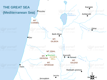 Ophir and Tarshish Bible Map | Free Bible Maps