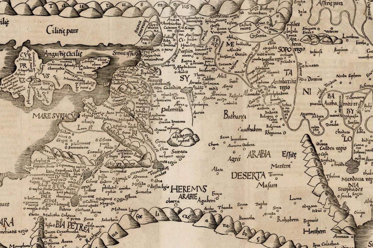 The Holy Land Today: Contrasting Modern Maps with Ancient Texts hero image